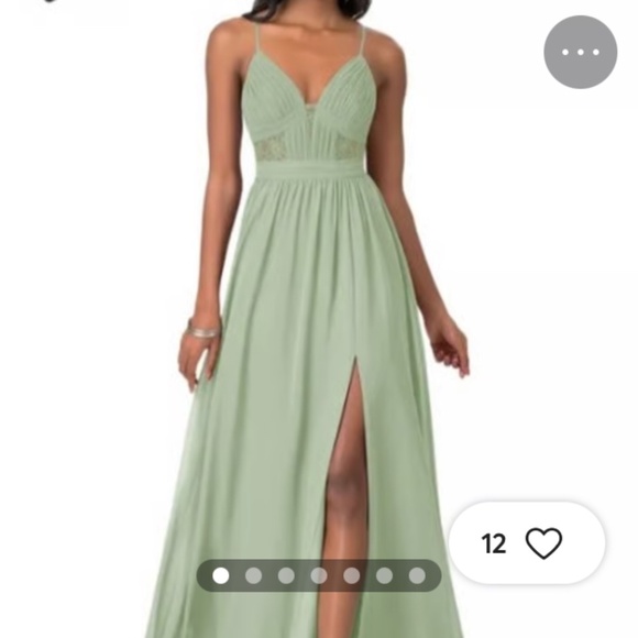 Sage Bridesmaid Dress - Picture 2 of 2